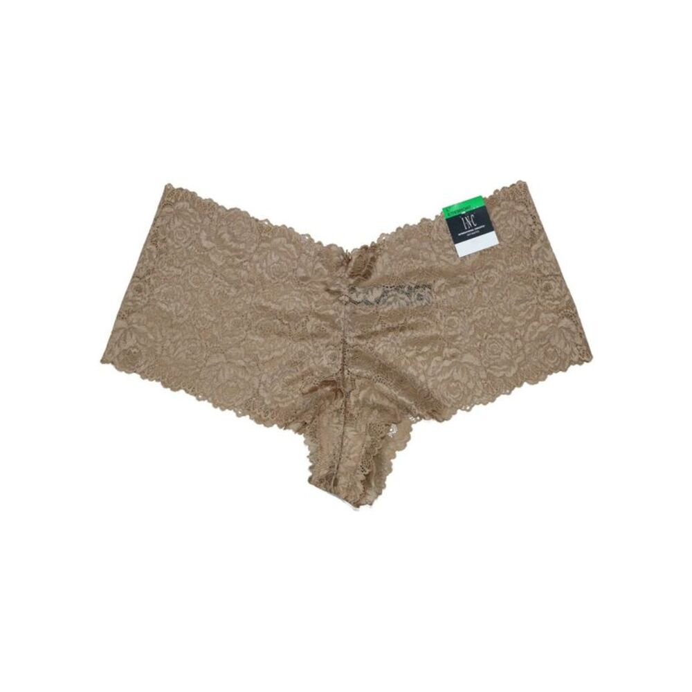 INC Intimates Beige Floral Boy Short Underwear XXL